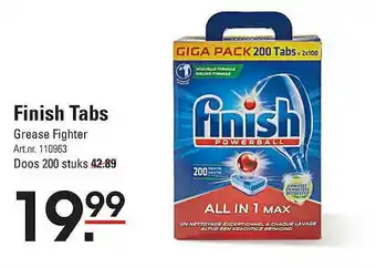 Sligro Finish Tabs Grease Fighter aanbieding