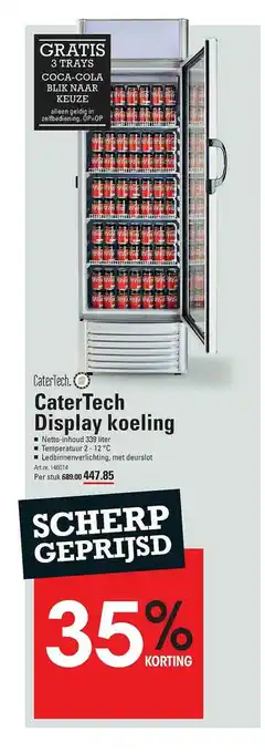 Sligro CaterTech Display Koeling 35% Korting aanbieding