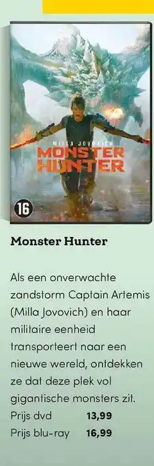 BookSpot Monster Hunter aanbieding