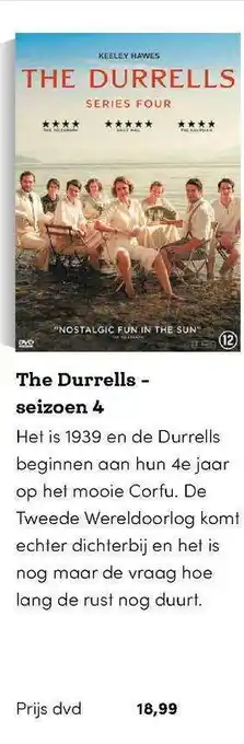 BookSpot The Durrells - Seizoen 4 aanbieding