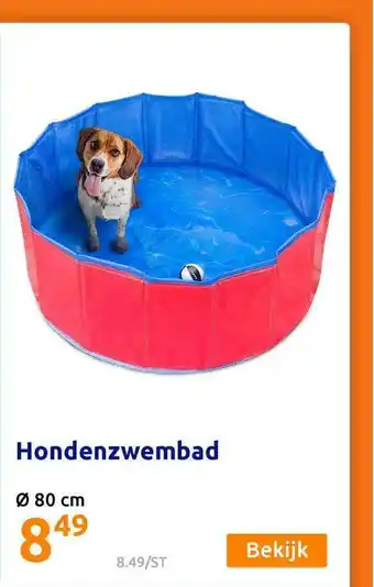 Action Hondenzwembad Ø 80 Cm aanbieding