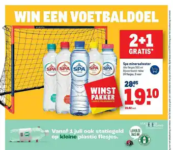 Makro Spa Mineraalwater 2+1 Gratis aanbieding