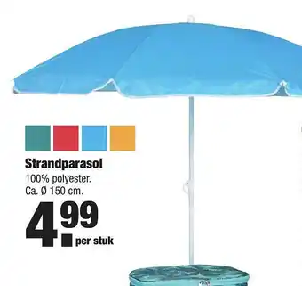 ALDI Strandparasol aanbieding