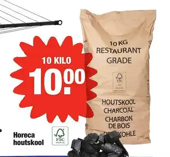 ALDI Horeca Houtskool aanbieding