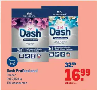 Makro Dash Professional Poeder aanbieding