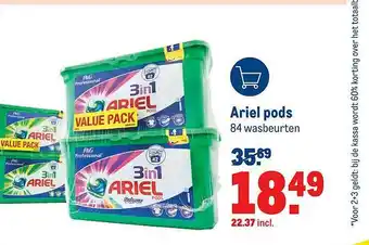 Makro Ariel Pods aanbieding