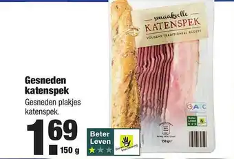 ALDI Gesneden Katenspek aanbieding