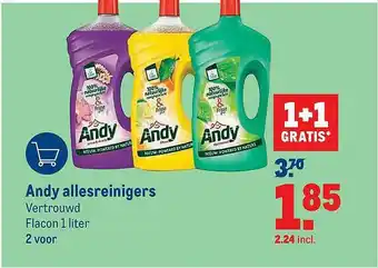 Makro Andy Allesreinigers 1+1 Gratis aanbieding