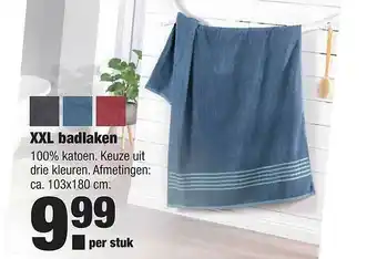 ALDI XXL Badlaken aanbieding