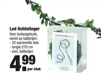 ALDI Led Lichtslinger aanbieding