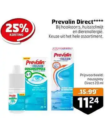 Trekpleister Prevalin Direct 25% Korting aanbieding