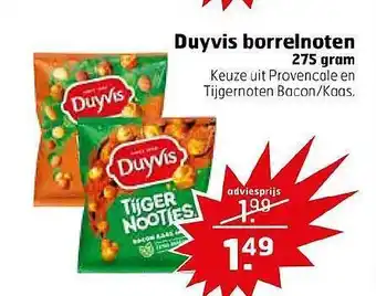 Trekpleister Duyvis Borrelnoten aanbieding