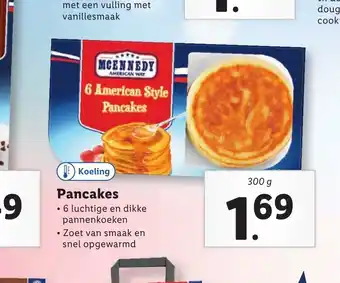 Lidl Koeling Pancakes 300 g aanbieding