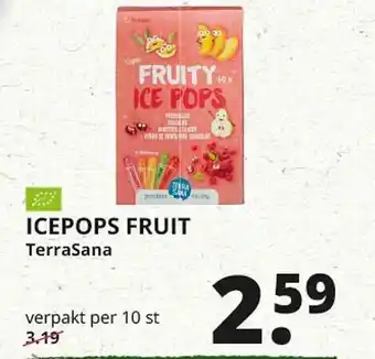 Natuurwinkel Icepops Fruit TerraSana aanbieding