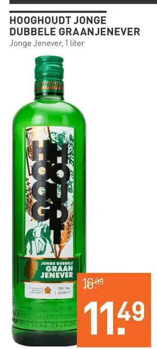 Gall & Gall Hooghoudt Jonge Dubbele Graanjenever 1 liter aanbieding