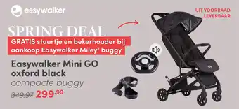 Baby & Tiener Easywalker Mini GO oxford black compacte buggy aanbieding