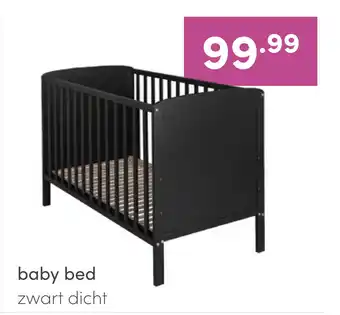 Baby & Tiener Baby bed zwart dicht aanbieding