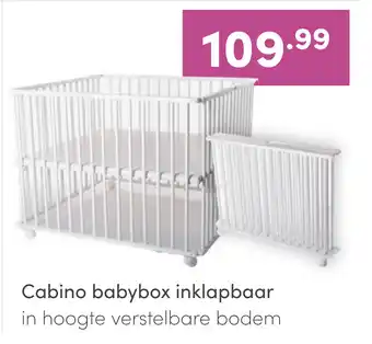 Baby & Tiener Cabino babybox inklapbaar aanbieding