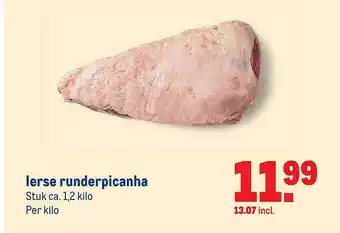 Makro Ierse Runderpicanha aanbieding