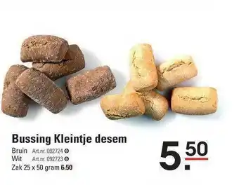 Sligro Bussing Kleintje Desem 25x50g aanbieding