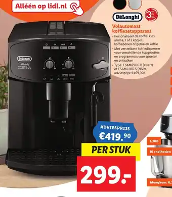 Lidl Volautomaat koffiezetapparaat aanbieding