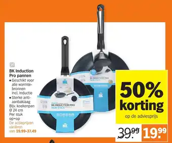 Albert Heijn BK Induction Pro pannen 24 cm aanbieding