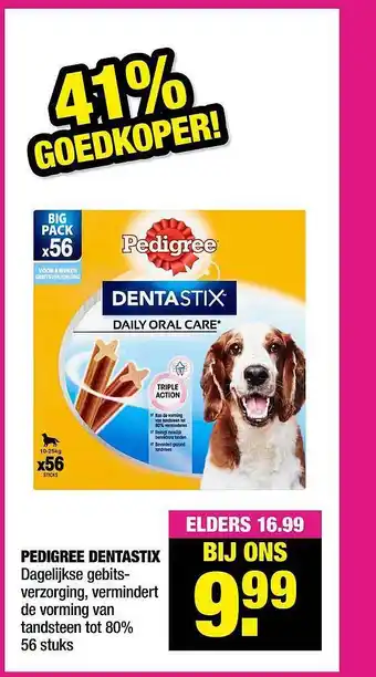 Big Bazar Pedigree Dentastix aanbieding