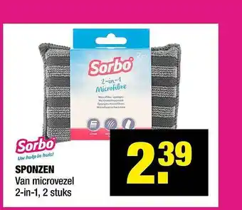 Big Bazar Sorbo Sponzen aanbieding