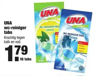 ALDI Una WC-Reiniger Tabs aanbieding