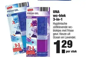 ALDI Una WC-Blok 3-in-1 aanbieding