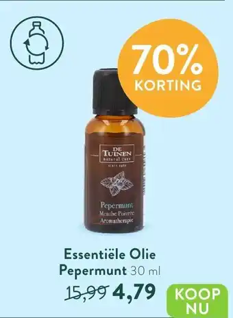 Holland & Barrett De Tuinen Essentiele Olie Pepermunt 30 ml aanbieding