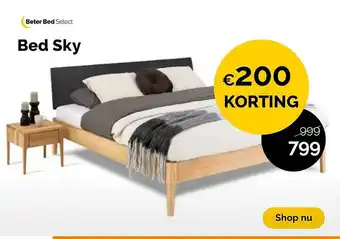 Beter Bed Bed Sky €200 Korting aanbieding