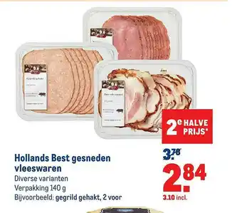 Makro Hollands Best Gesneden Vleeswaren 140g aanbieding