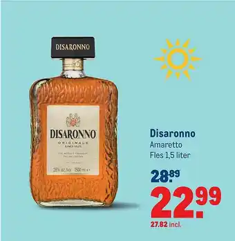 Makro Disaronno Amaretto 1.5 liter aanbieding