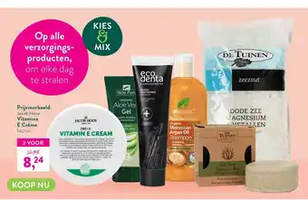 Holland & Barrett Jacob Hooy Vitamine E Crème 140ml aanbieding