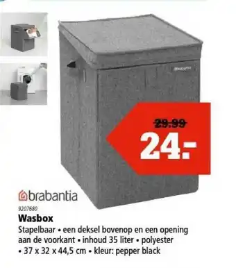 Marskramer Brabantia Wasbox aanbieding