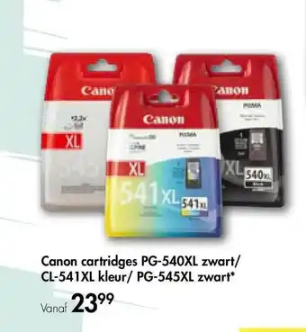 The Read Shop Canon Cartridges PG-540XL Zwart-CL-541XL Kleur- PG-545XL Zwart aanbieding