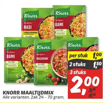 Dekamarkt Knorr maaltijdmix 24 - 70g aanbieding