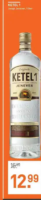 Gall & Gall Ketel 1 Jonge Jenever 1 liter aanbieding