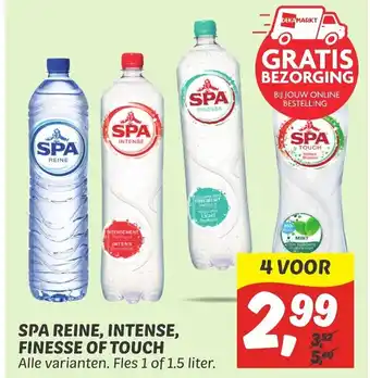 Dekamarkt Spa reine, intense, finesse of touch aanbieding