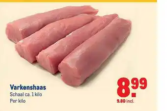 Makro Varkenshaas 1 kilo aanbieding