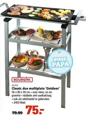 Marskramer Bourgini Classic Dup Multiplate 'Outdoor' aanbieding