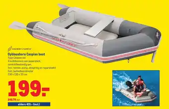 Makro Hydro-Force Opblaasbare Caspian boot aanbieding