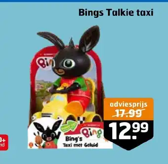 Trekpleister Bings talkie taxi aanbieding