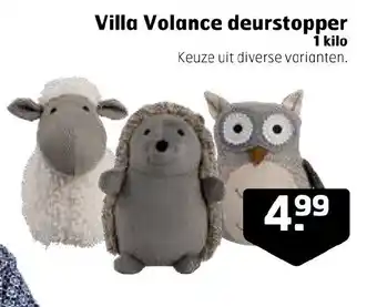 Trekpleister Villa volance deurstopper aanbieding