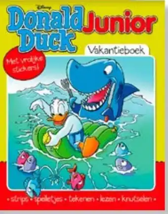 Bruna Donald duck junior vakantieboek aanbieding