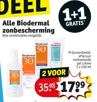 Kruidvat Alle biodermal zonbescherming aanbieding