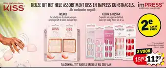 Kruidvat Keuze uit het hele assortiment kiss en impress kunstnagels aanbieding