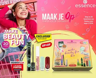 Kruidvat Shop nu 20 favorieten essence voor maar aanbieding