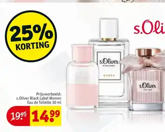 Kruidvat S. oliver black label women eau de toilette 30ml aanbieding